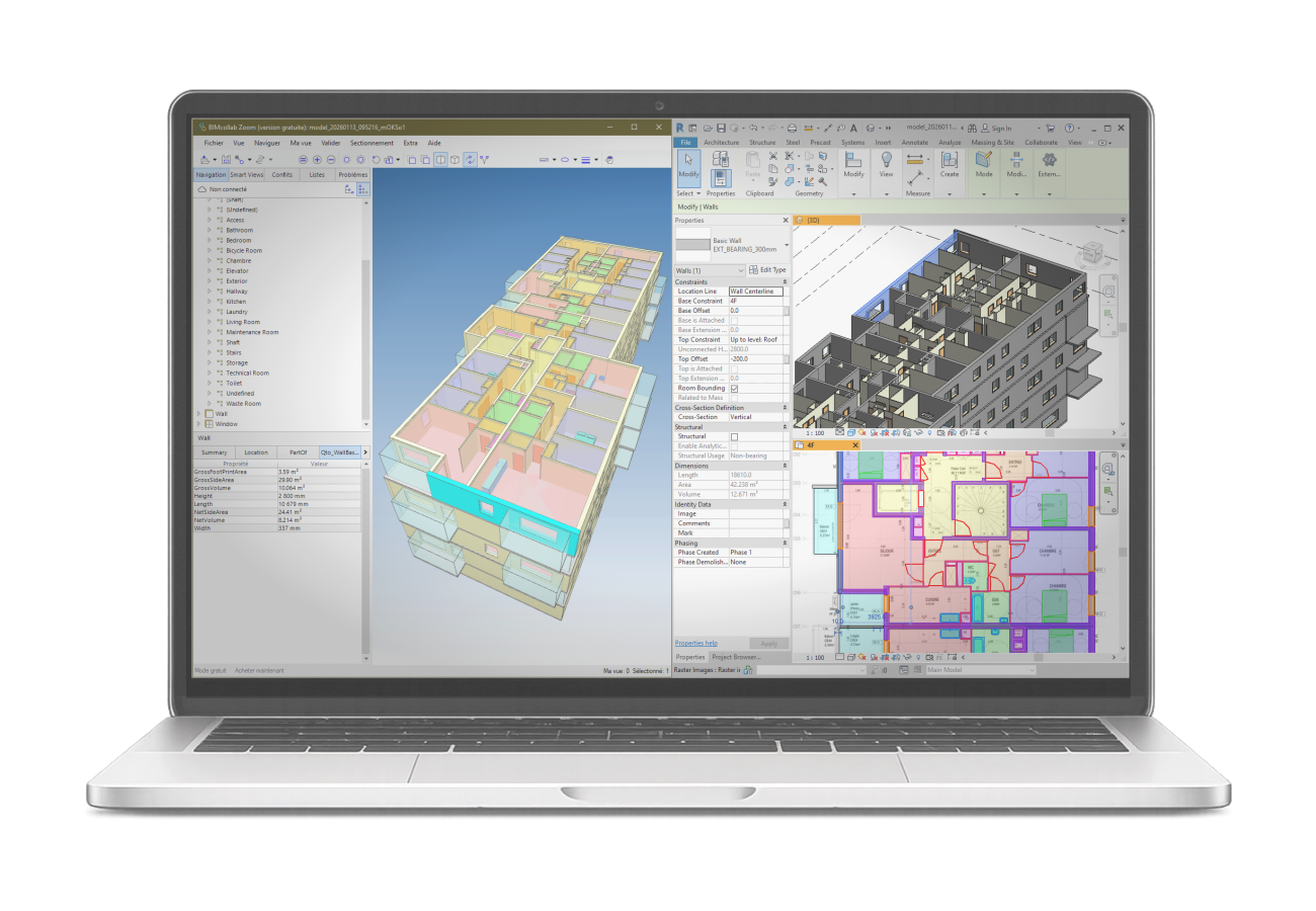 Team reviewing AmpliFY BIM outputs